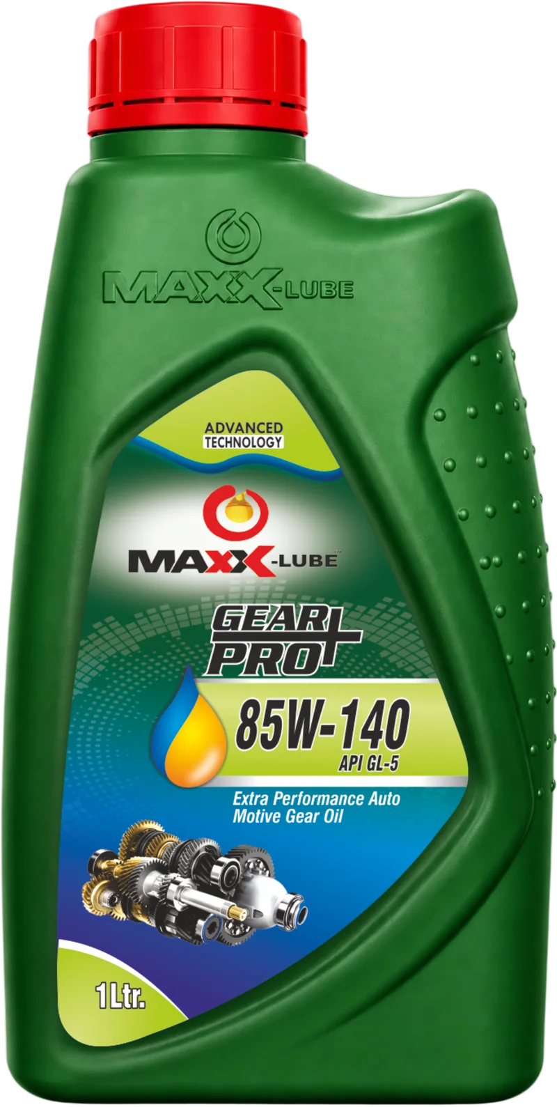 MAXX-LUBE GEAR PRO+ 85W-140 API GL-5 gear oil, 1 litre bottle