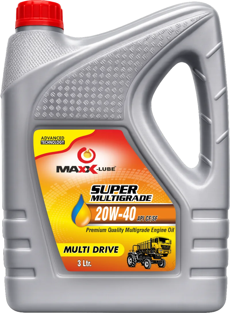 MAXX-LUBE SUPER MULTIGRADE 20W-40 API CF/SF multigrade engine oil, 3 litre can