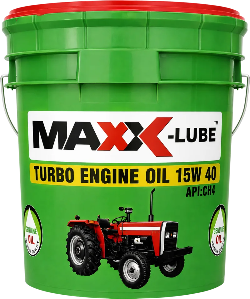 MAXX-LUBE TURBO engine oil 15W-40 API CH-4 tractor bucket